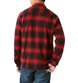 Men's Plaid Work Wear Cloud Soft Long Sleeve Flannel Shirt PD03 $30.86 Shirts