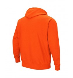 Men's Orange Miami Hurricanes Arch and Logo 3.0 Pullover Hoodie $34.19 Sweatshirt