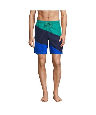 Men's 8" Print Volley Swim Trunks PD14 $25.95 Swimsuits