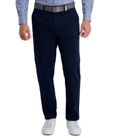 Men's Classic-Fit Soft Chino Dress Pants Navy $46.80 Pants