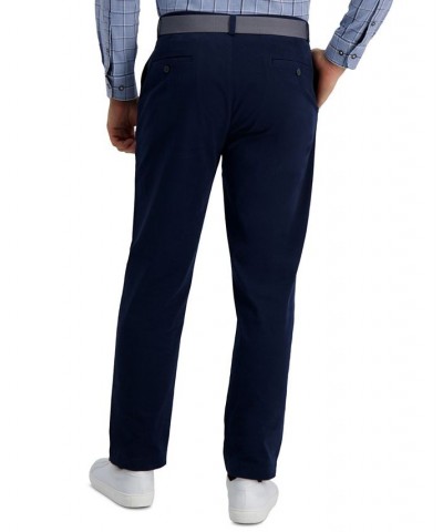 Men's Classic-Fit Soft Chino Dress Pants Navy $46.80 Pants