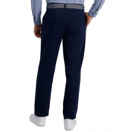 Men's Classic-Fit Soft Chino Dress Pants Navy $46.80 Pants