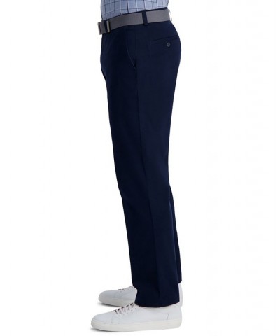 Men's Classic-Fit Soft Chino Dress Pants Navy $46.80 Pants