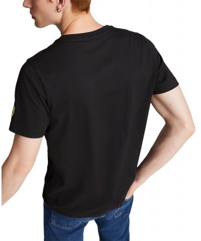 Men's Ferrari Race Tonal Big Shield Short-Sleeve Crewneck T-Shirt Black $25.85 T-Shirts