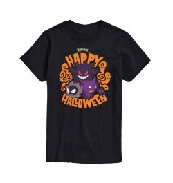 Men's Pokemon Happy Halloween T-shirt Black $16.10 T-Shirts