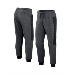 Men's Heathered Gray, Black New York Yankees Authentic Collection Flux Performance Jogger Pants $32.00 Pants