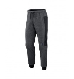 Men's Heathered Gray, Black New York Yankees Authentic Collection Flux Performance Jogger Pants $32.00 Pants