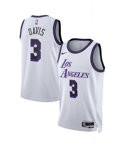 Men's and Women's Anthony Davis White Los Angeles Lakers 2022/23 Swingman Jersey - City Edition $55.90 Jersey