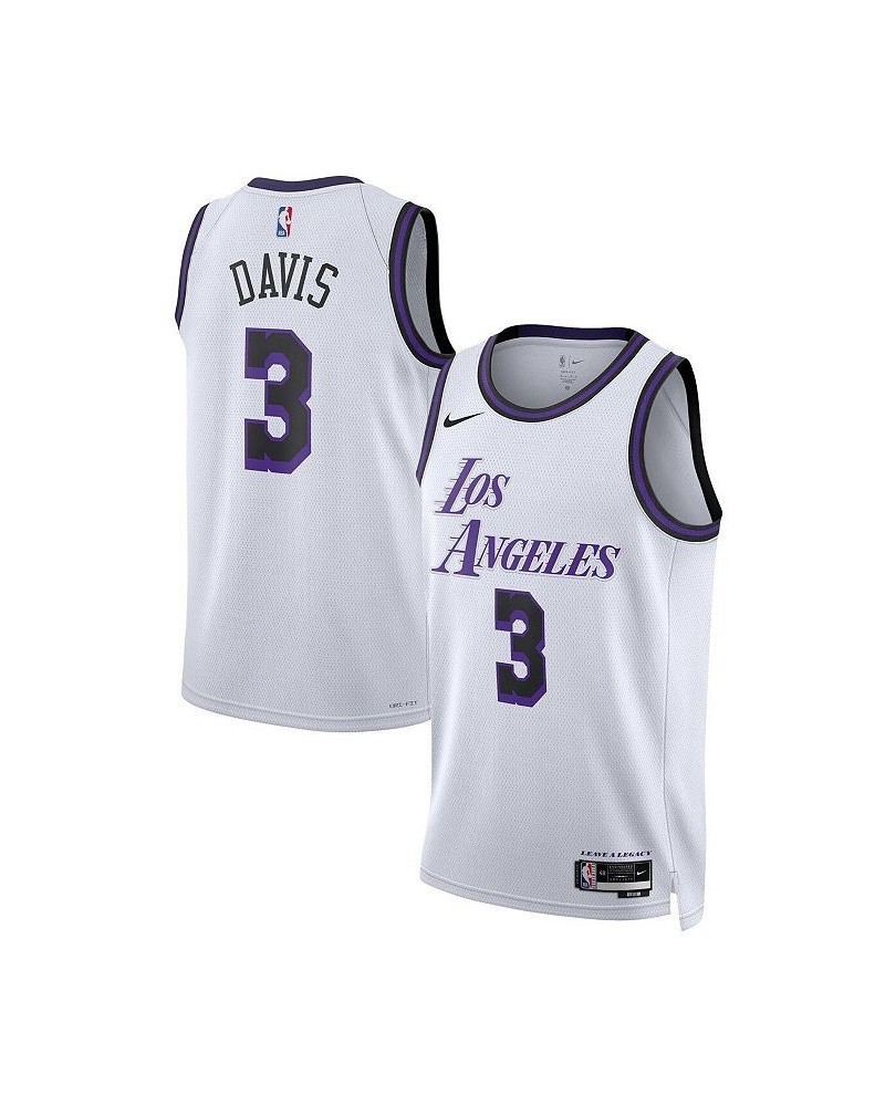 Men's and Women's Anthony Davis White Los Angeles Lakers 2022/23 Swingman Jersey - City Edition $55.90 Jersey