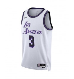 Men's and Women's Anthony Davis White Los Angeles Lakers 2022/23 Swingman Jersey - City Edition $55.90 Jersey