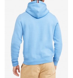 Men's Icon Stack Crest Pullover Hoodie Sweatshirt Blue $37.36 Sweatshirt