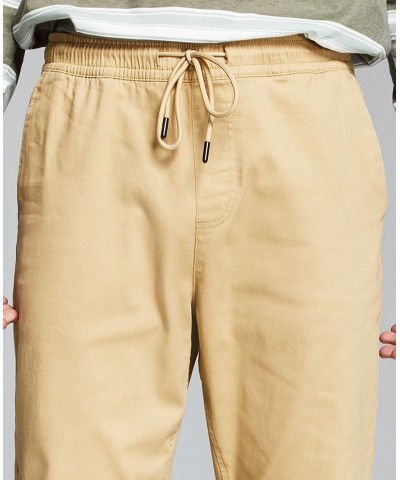 Men's Brushed Twill Jogger Pant Tan/Beige $12.50 Pants