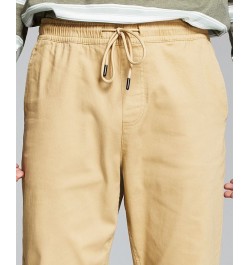 Men's Brushed Twill Jogger Pant Tan/Beige $12.50 Pants