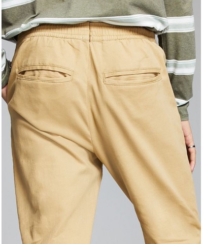 Men's Brushed Twill Jogger Pant Tan/Beige $12.50 Pants