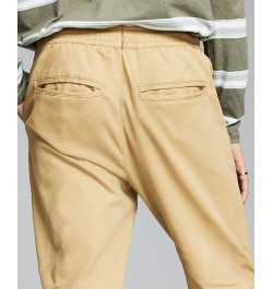 Men's Brushed Twill Jogger Pant Tan/Beige $12.50 Pants