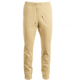 Men's Brushed Twill Jogger Pant Tan/Beige $12.50 Pants