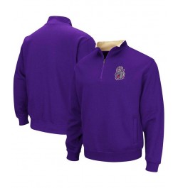 Men's Purple James Madison Dukes Tortugas Logo Quarter-Zip Jacket $28.20 Sweatshirt