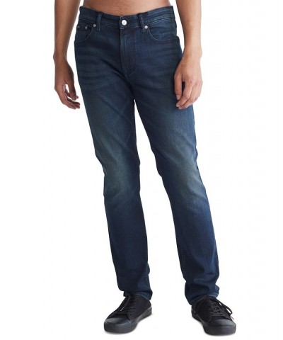 Men's Slim Fit Stretch Jeans Ck Blue Rinse $32.90 Jeans