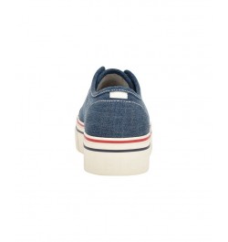 Women's Balie Casual Hi Wall Slip-on Sneakers Blue $39.50 Shoes