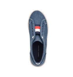 Women's Balie Casual Hi Wall Slip-on Sneakers Blue $39.50 Shoes