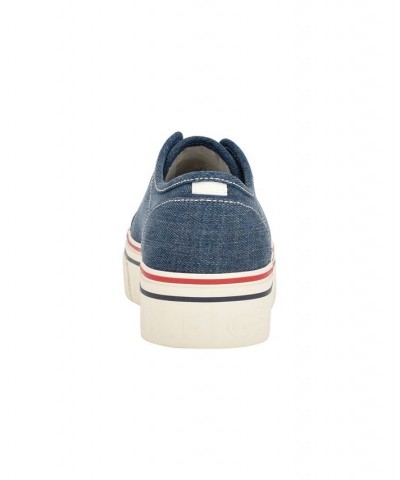 Women's Balie Casual Hi Wall Slip-on Sneakers Blue $39.50 Shoes