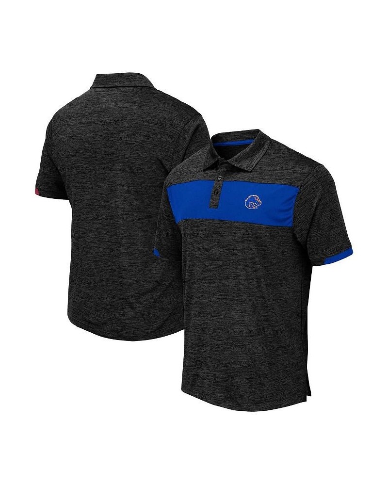 Men's Black Boise State Broncos Nelson Polo Shirt $28.99 Polo Shirts