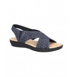 Women's Claudia Comfort Wave Sandals Navy $26.00 Shoes