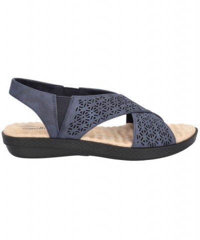 Women's Claudia Comfort Wave Sandals Navy $26.00 Shoes