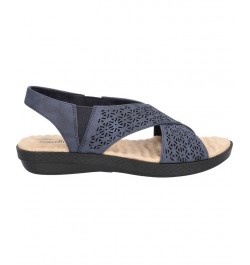 Women's Claudia Comfort Wave Sandals Navy $26.00 Shoes