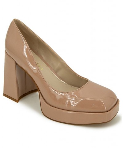 Women's Bri Platform Pumps Buff $77.74 Shoes