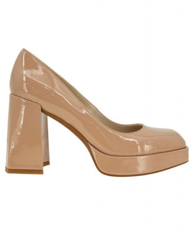 Women's Bri Platform Pumps Buff $77.74 Shoes