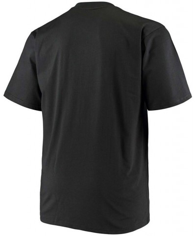 Men's Big and Tall Black Miami Dolphins Color Pop T-shirt $18.71 T-Shirts