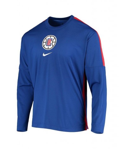 Men's Royal LA Clippers Long Sleeve Shooting Performance Shirt $38.99 T-Shirts