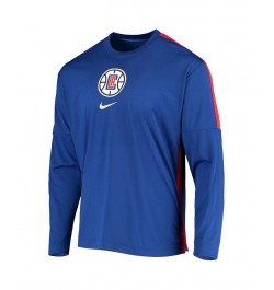 Men's Royal LA Clippers Long Sleeve Shooting Performance Shirt $38.99 T-Shirts