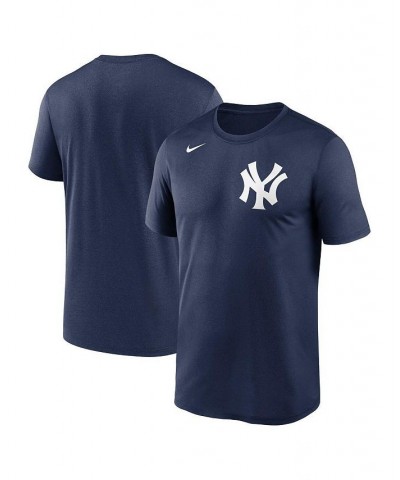 Men's Navy New York Yankees New Legend Wordmark T-shirt $27.99 T-Shirts