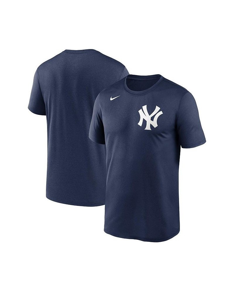 Men's Navy New York Yankees New Legend Wordmark T-shirt $27.99 T-Shirts