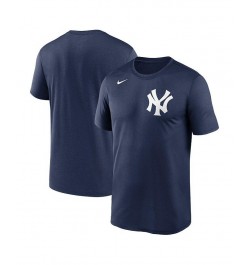 Men's Navy New York Yankees New Legend Wordmark T-shirt $27.99 T-Shirts