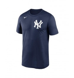 Men's Navy New York Yankees New Legend Wordmark T-shirt $27.99 T-Shirts