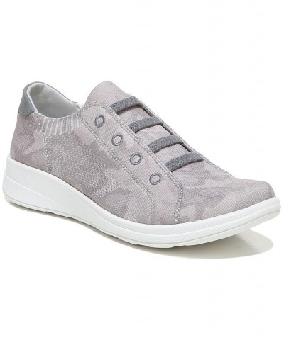 Golden Knit Washable Slip-on Sneakers Gray $44.20 Shoes