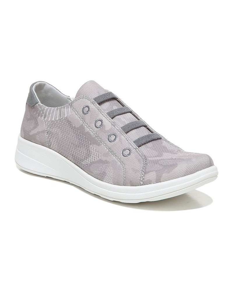 Golden Knit Washable Slip-on Sneakers Gray $44.20 Shoes