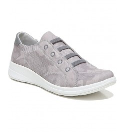 Golden Knit Washable Slip-on Sneakers Gray $44.20 Shoes