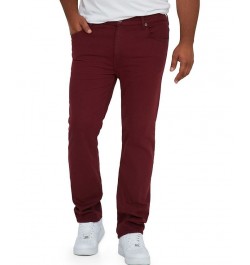 Men's Big and Tall Straight Fit Jeans Red $37.46 Jeans