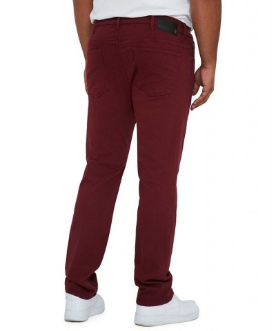 Men's Big and Tall Straight Fit Jeans Red $37.46 Jeans