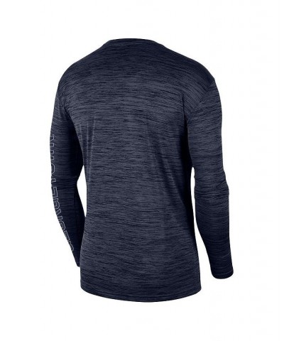 Men's Navy Georgetown Hoyas Velocity Legend Team Performance Long Sleeve T-shirt $27.49 T-Shirts