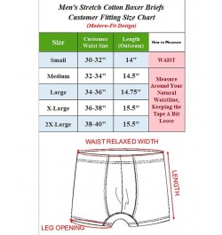 Men's Stretch Cotton Boxer Briefs Underwear, Pack of 3 PD05 $16.80 Underwear