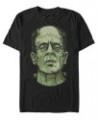 Universal Monsters Men's Frankenstein Big Face Short Sleeve T-Shirt Black $17.84 T-Shirts