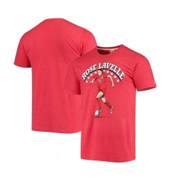 Men's Rose Lavelle Heathered Red USWNT Player Tri-Blend T-shirt $19.68 T-Shirts