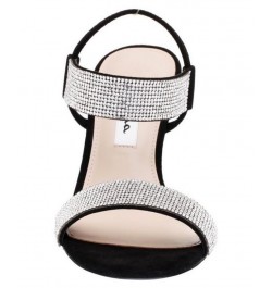 Women's Luz Slingback Evening Sandals Black $35.60 Shoes