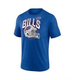 Men's Branded Heathered Royal Buffalo Bills End Around Tri-Blend T-shirt $18.72 T-Shirts