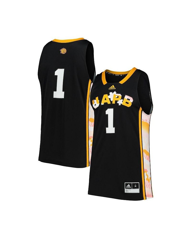 Men's Black Arkansas Pine Bluff Golden Lions Honoring Black Excellence Replica Basketball Jersey $45.00 Jersey